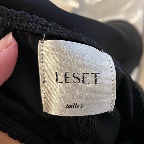 LESET Barb Black Mini Skirt - Picture 2 of 4